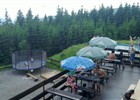 Turistick chata Severka - Venkovn terasa 
(klikni pro zvten)
