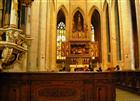 Zdoben lavice Chrmu svat Barbory 
(klikni pro zvten)