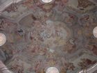 Zmeck kaple - detail stropn fresky 
(klikni pro zvten)